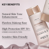 D’ALBA – Waterfull Tone-Up Sunscreen SPF 50+ 50 ml – Protector Solar Iluminador Tono Rosa