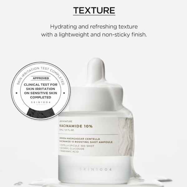 SKIN1004 - Madagascar Centella Niacinamide 10 Boosting Shot Ampoule 30 ml | Ampolla Iluminadora y Calmante