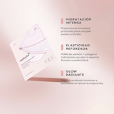 MEDICUBE - PDRN Pink Collagen Gel Mask Set 4 – Mascarillas en Gel Hidratantes y Reafirmantes