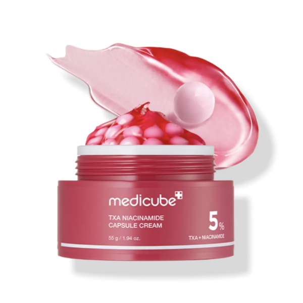 MEDICUBE - TXA Niacinamide Capsule Cream – Crema Iluminadora y Despigmentante con Cápsulas de Niacinamida | 55 g