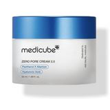 MEDICUBE- Zero Pore Cream 2.0 – Crema Hidratante que Minimiza Poros y Controla Sebo | 50 ml