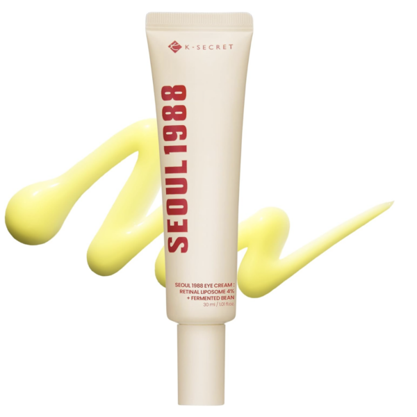 K-SECRET SEOUL 1988 Eye Cream | Contorno de Ojos Reafirmante con Retinal Liposome 4% y Frijol Fermentado
