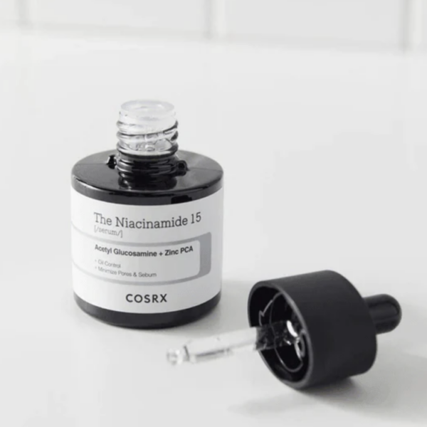 COSRX - The Niacinamide 15 Acetyl Serum Glucosamine + Zinc PCA 20 ML | Serum Concentrado Antiacne