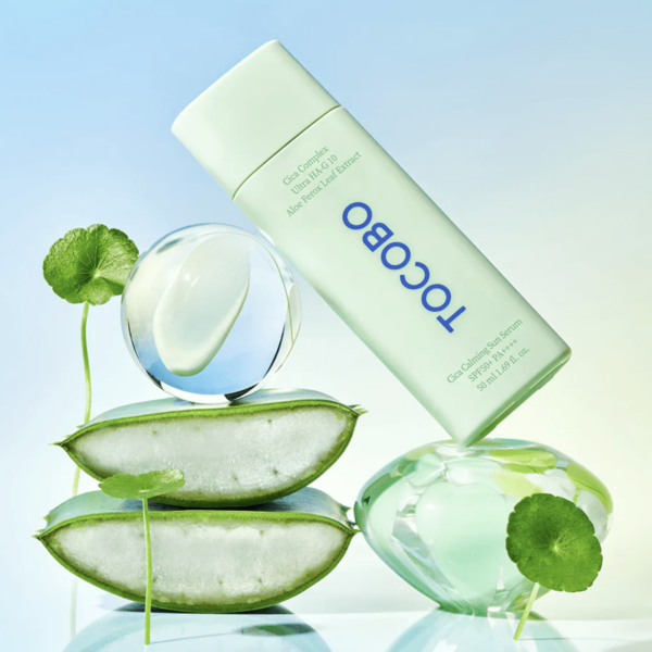 TOCOBO - Cica Calming Sun Serum SPF50+ PA++++ | 50ml | Protector solar antiacné y para piel sensible