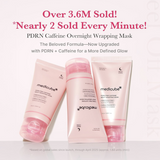 MEDICUBE – PDRN Pink Caffeine Night Wrapping Mask 75 ml – Mascarilla Nocturna Reafirmante e Hidratante