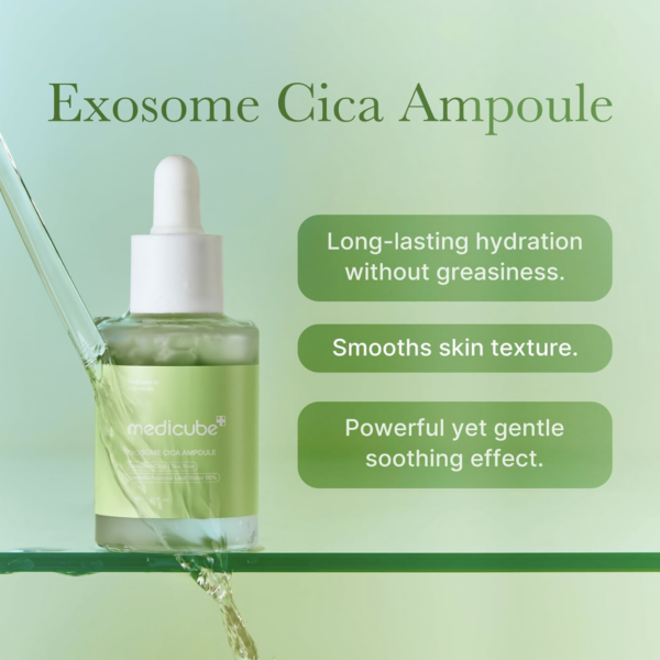 MEDICUBE – Exosome Cica Serum 30 ml – Sérum Calmante y Reparador de Barrera