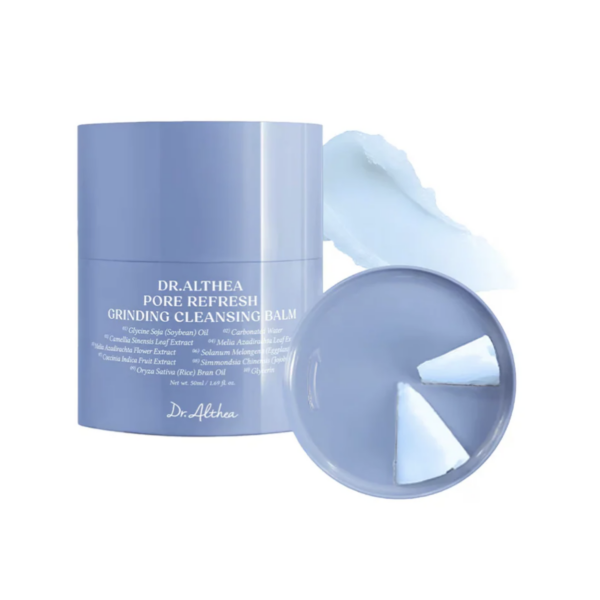 DR. ALTHEA – Pore Refresh Grinding Cleansing Balm 50 ml – Bálsamo Desmaquillante para Piel Sensible y Acneica