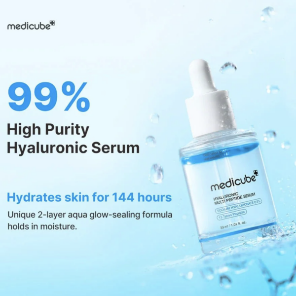 MEDICUBE – Hyaluronic Multi Peptide Serum 30 ml – Sérum Hidratante y Antiedad