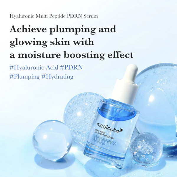 MEDICUBE – Hyaluronic Multi Peptide Serum 30 ml – Sérum Hidratante y Antiedad