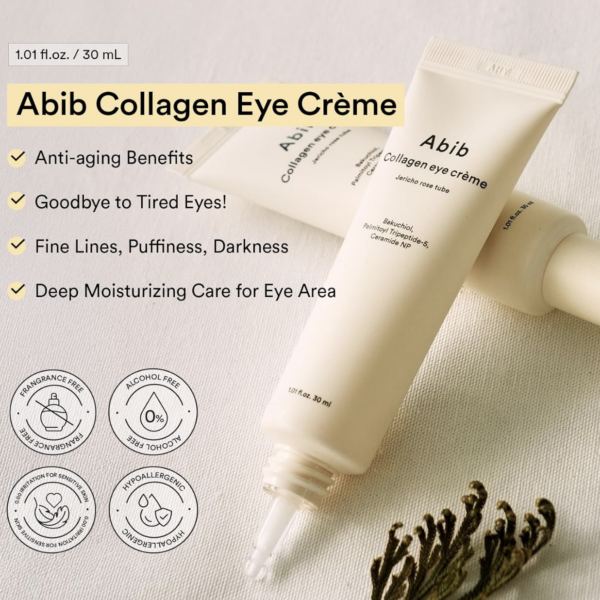ABIB – Collagen Eye Crème Jericho Rose 30 ml – Crema Contorno de Ojos Antiedad con Colágeno