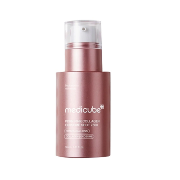 MEDICUBE – PDRN Pink Collagen Exosome Shot 7500 30 ml – Sérum Antiedad Reafirmante Intensivo
