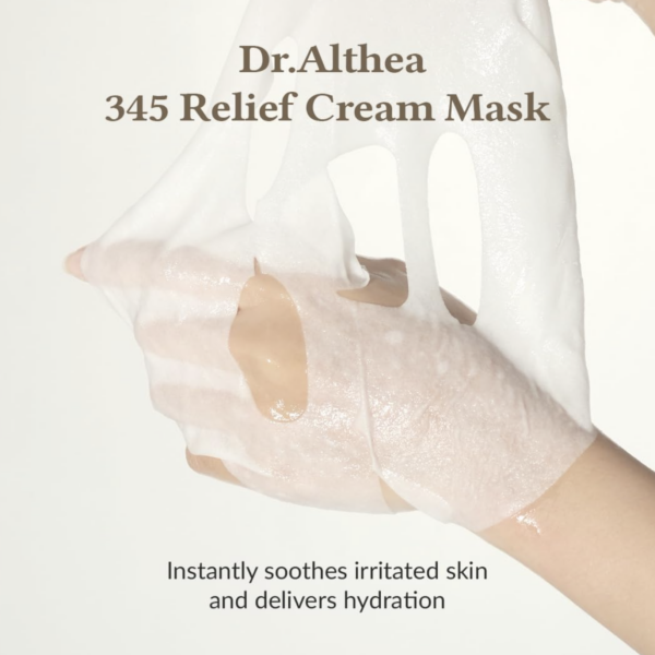 DR. ALTHEA – 345 Relief Cream Mask (4 Unidades) – Mascarillas Calmantes e Hidratantes