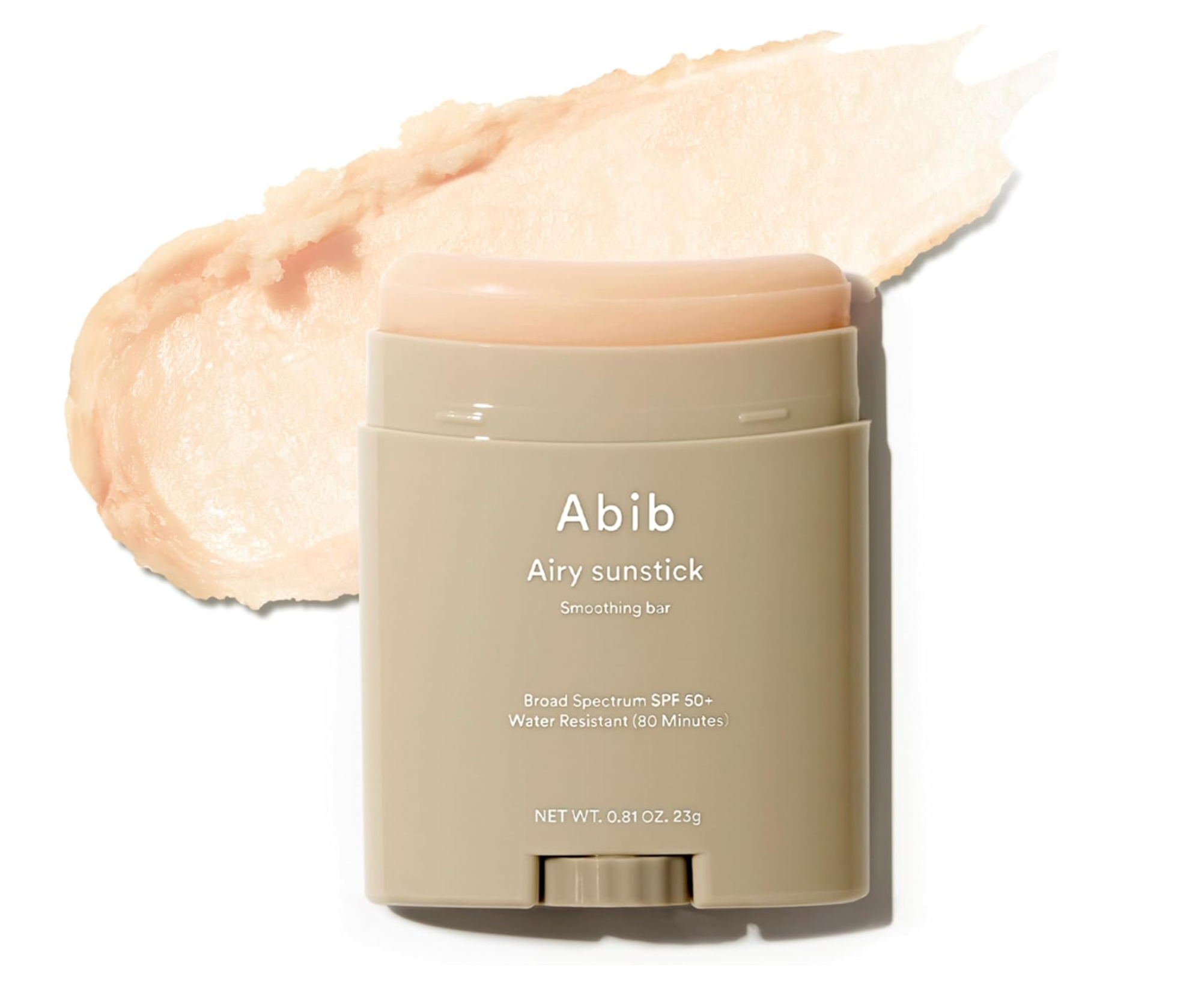 ABIB – Airy Sunstick Smoothing Bar SPF50+ PA++++ 23 g – Protector Solar en Barra Acabado Mate