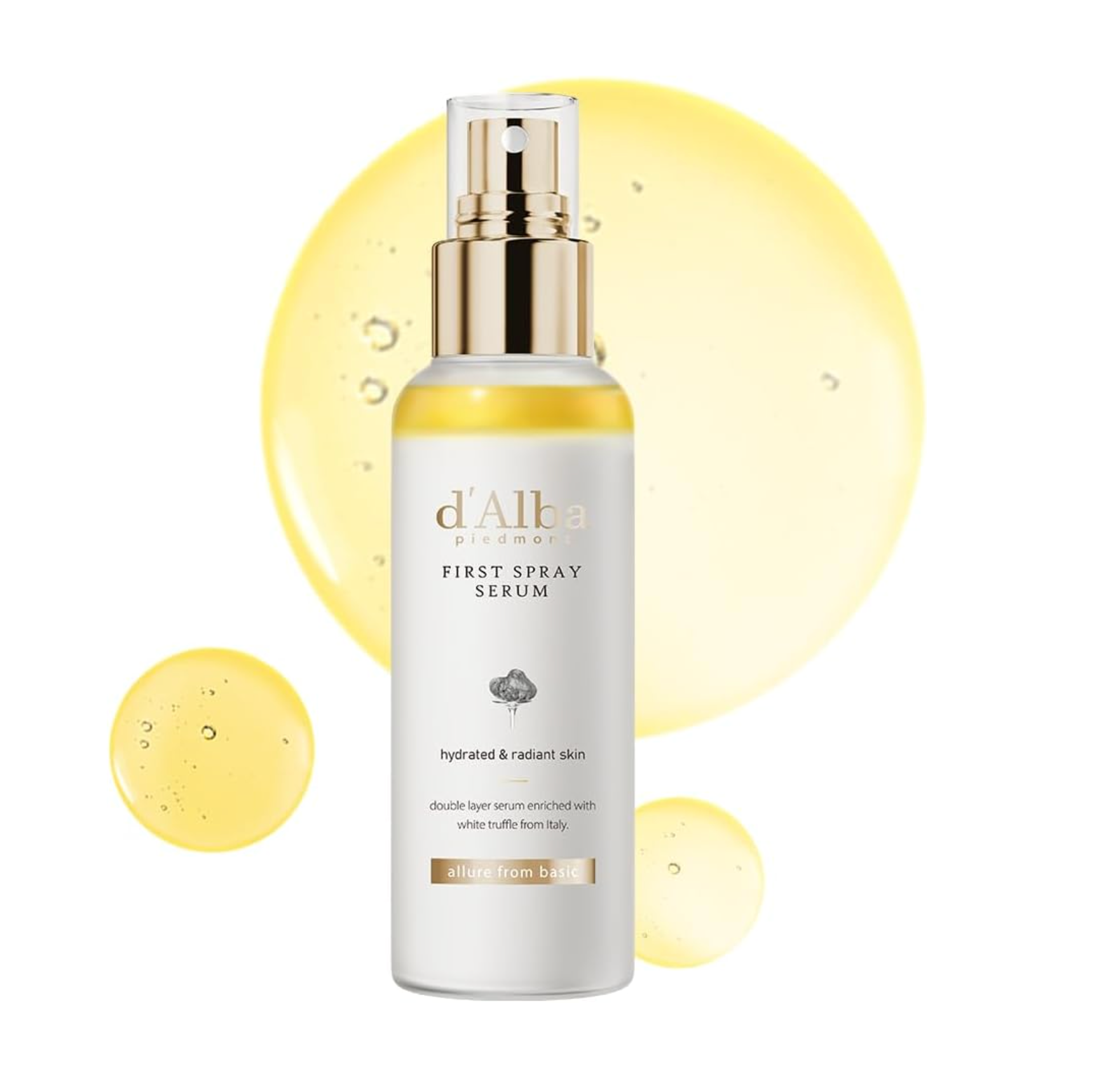 D'ALBA – Sérum en spray vegano de trufa blanca aromática | 100ml