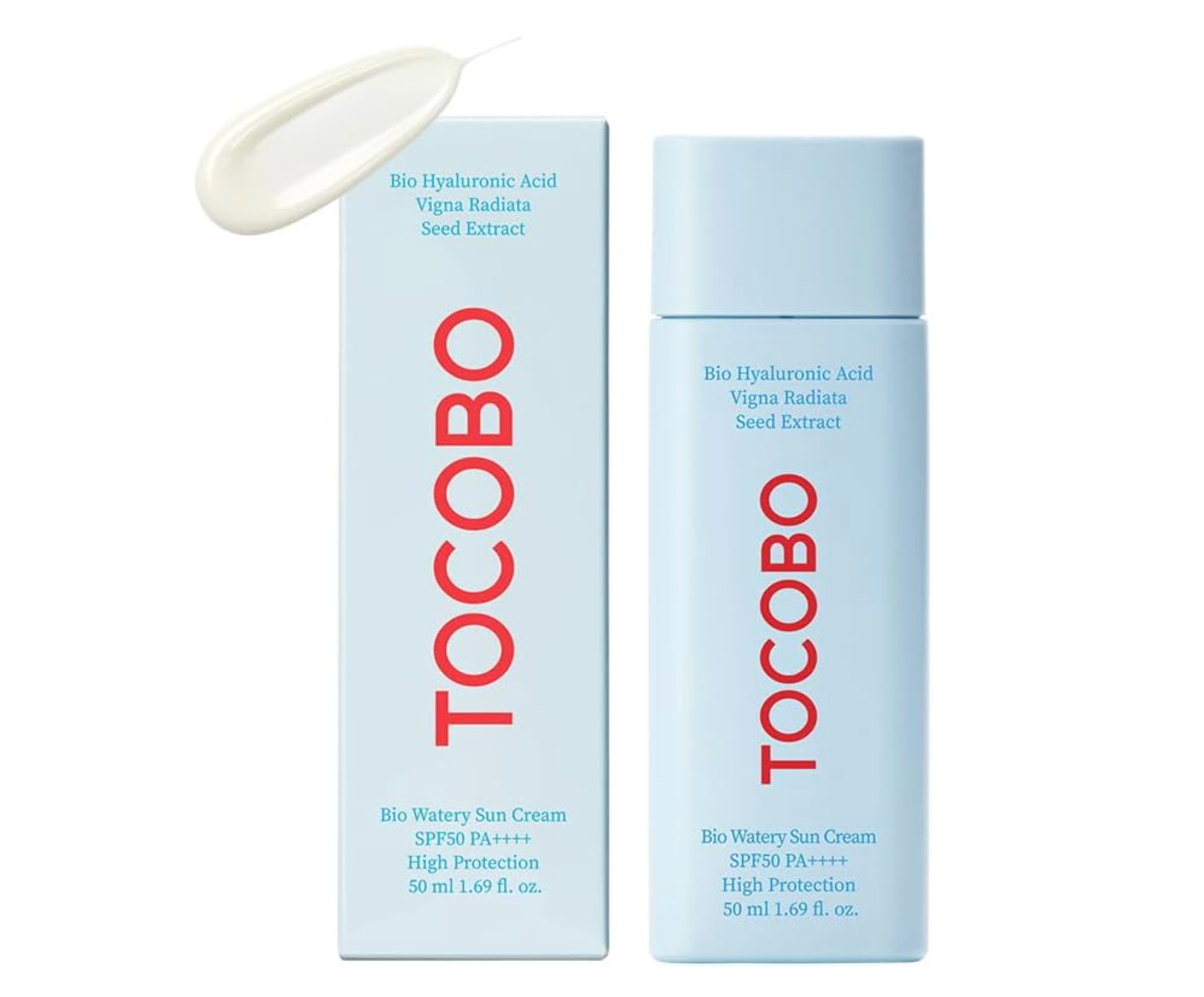 TOCOBO - Bio Watery Sun Cream SPF50+ PA++++ | 50ml | Protector solar hidratante y ligero