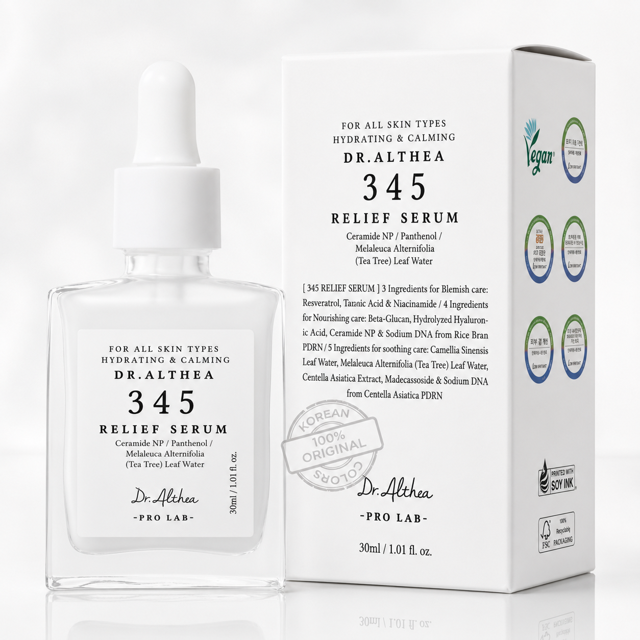 Dr. Althea - 345 Relief Serum – Suero Calmante e Hidratante con Ceramidas y PDRN 30 ml
