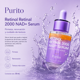 Purito Seoul - Retinol Retinal 2000 NAD+ Serum – Suero Reafirmante con Retinol, Retinal y NAD+ 30 ml