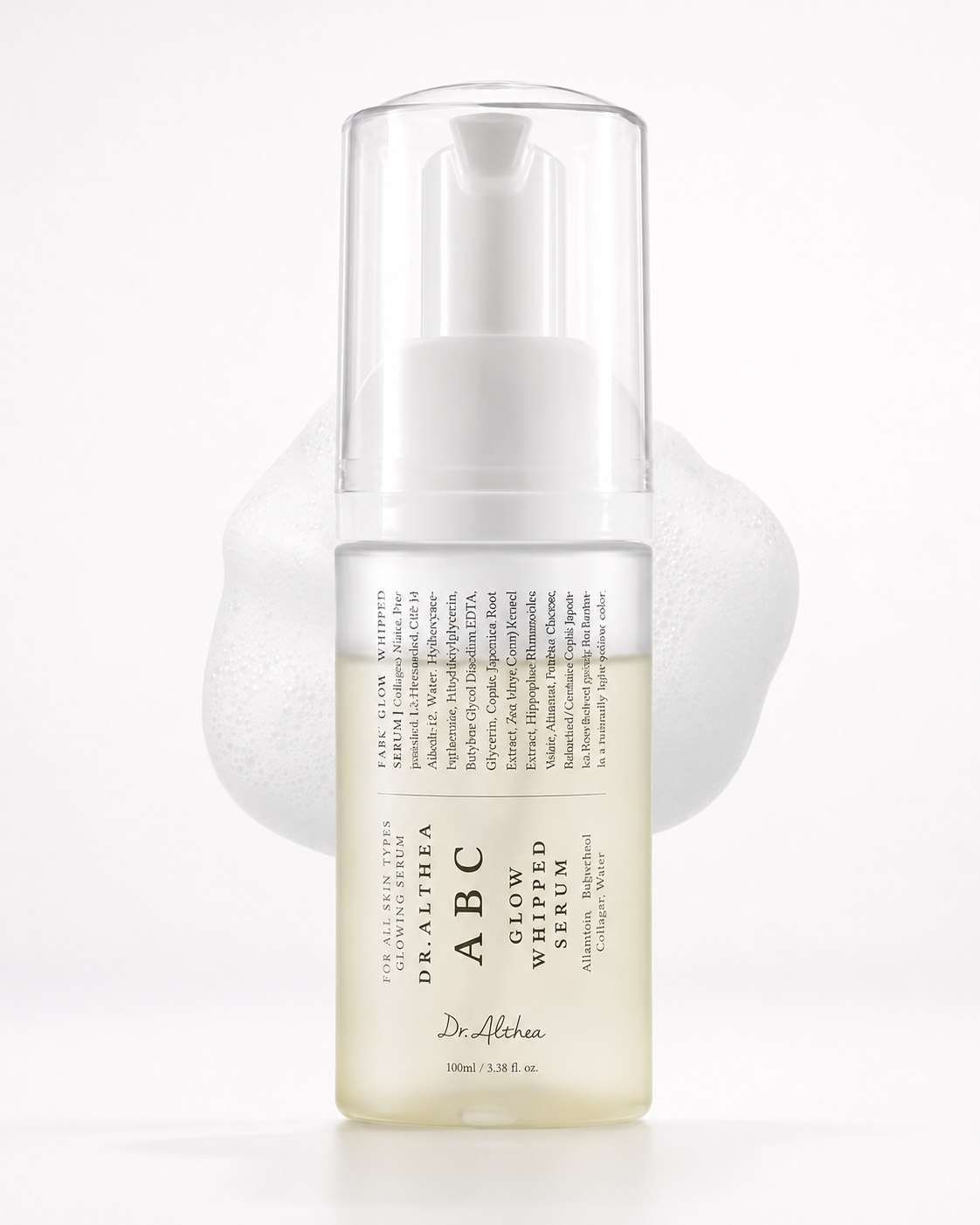 Dr. Althea - ABC Glow Whipped Serum – Suero Espuma Iluminador con Colágeno Vegano y Bakuchiol 100 ml