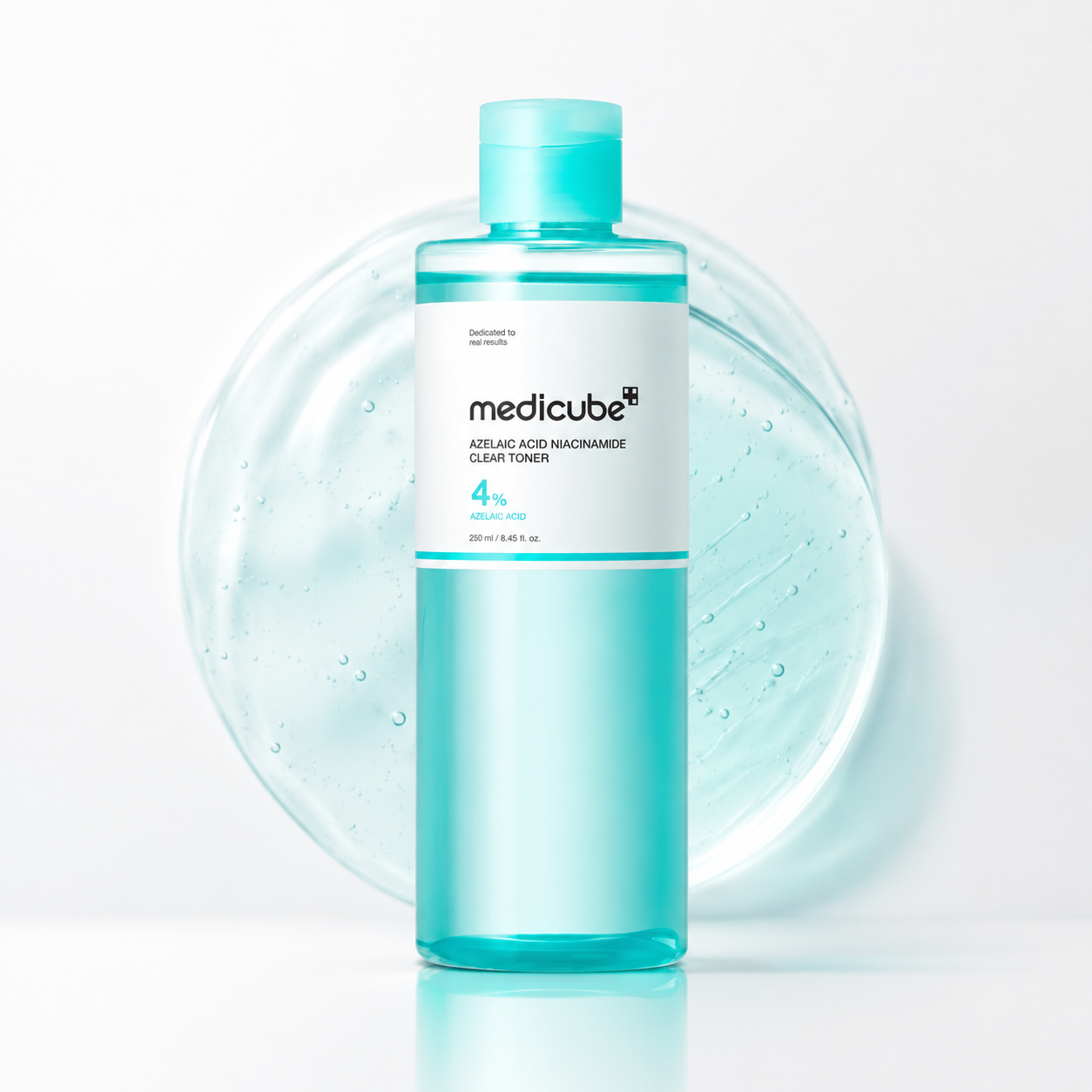 Medicube - Azelaic Acid Niacinamide Clear Toner – Tónico Clarificante con 4% Ácido Azelaico y 2% Niacinamida 250 ml