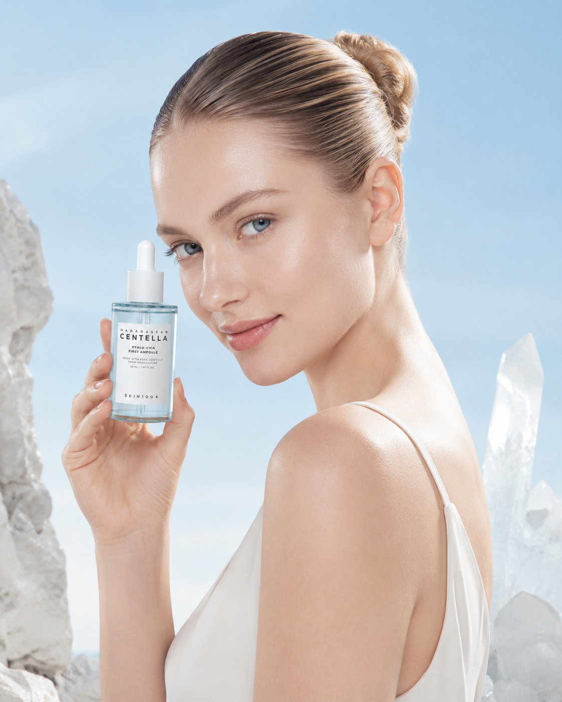 SKIN1004 - Madagascar Centella Hyalu-Cica First Ampoule – Ampolla Hidratante con Centella y 5 Ácidos Hialurónicos 50 ml