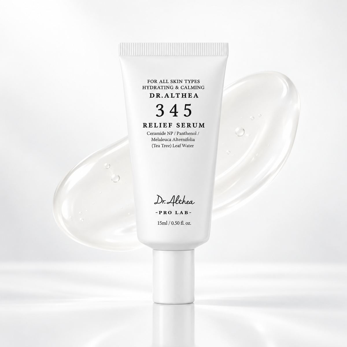 Dr. Althea - 345 Relief Serum Mini – Sérum Calmante e Hidratante con Niacinamida, Pantenol, Ceramida NP y PDRN 15 ml