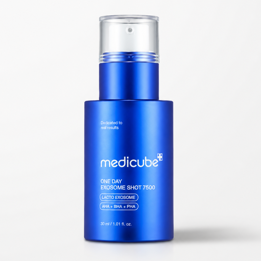 Medicube - One Day Exosome Shot 7500 Suero Exfoliante Minimizador de Poros con AHA BHA PHA 30 ml