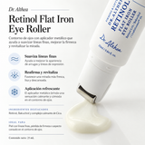 Dr. Althea - Retinol Flat Iron Eye Roller – Contorno de Ojos con Retinol, Bakuchiol, Péptidos y Aplicador Gua Sha 25 ml
