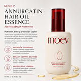 MOEV - Annurcatin Hair Oil Essence Aceite Capilar Antifrizz con Biotina y Manzana Annurca 80 ml