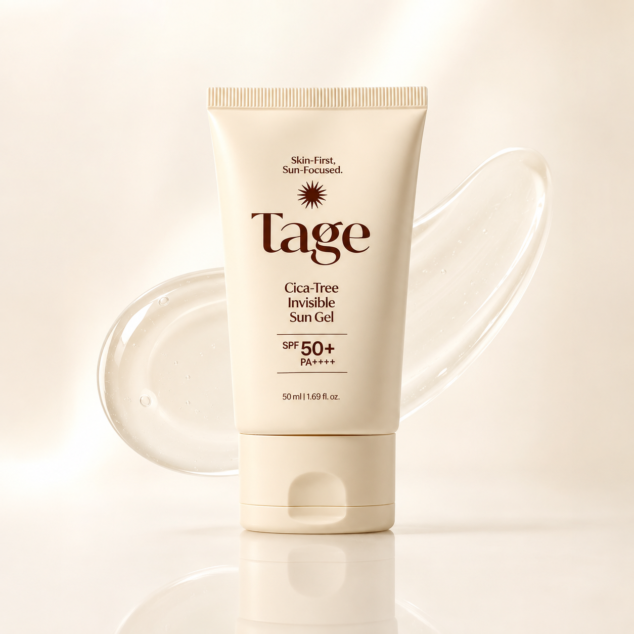 Tage - Cica-Tree Invisible Sun Gel SPF50+ PA++++ – Protector Solar Invisible con Centella y Tea Tree 50 ml