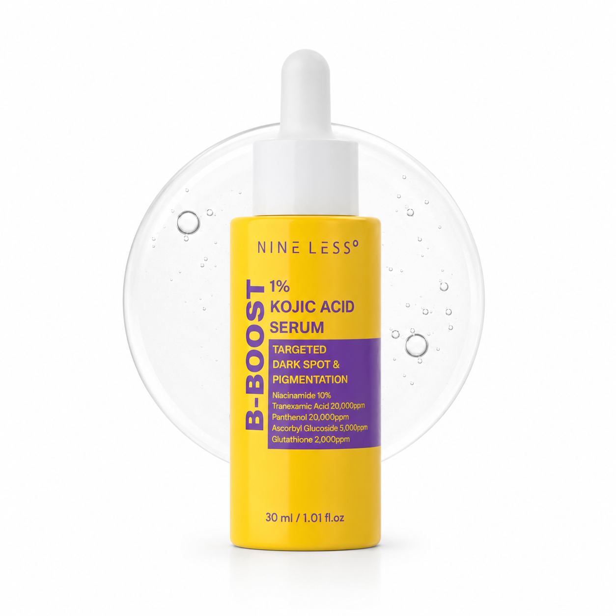 Nine Less - B-Boost 1% Kojic Acid Serum - Sérum Iluminador Antimanchas con Ácido Kójico y Niacinamida 30 ml
