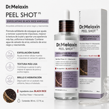 Dr.Melaxin - Peel Shot PS Exfoliating Black Rice Ampoule - Exfoliante Suave con Arroz Negro y Niacinamida 80 ml
