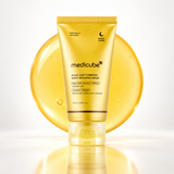 MEDICUBE - Kojic Acid Turmeric Night Wrapping Mask 75 ml - Mascarilla nocturna iluminadora con ácido kójico, cúrcuma y retinol
