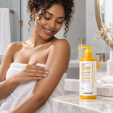 MEDICUBE – Kojic Acid Turmeric Body Peel Shot 280 ml | Exfoliante corporal iluminador