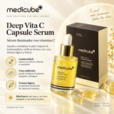 MEDICUBE – Deep Vita C Capsule Serum 30 ml | Sérum iluminador con Vitamina C y Niacinamida