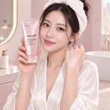 MEDICUBE – PDRN Pink Glutathione Capsule Cleansing Foam 120 g | Espuma limpiadora iluminadora con PDRN y Glutatión