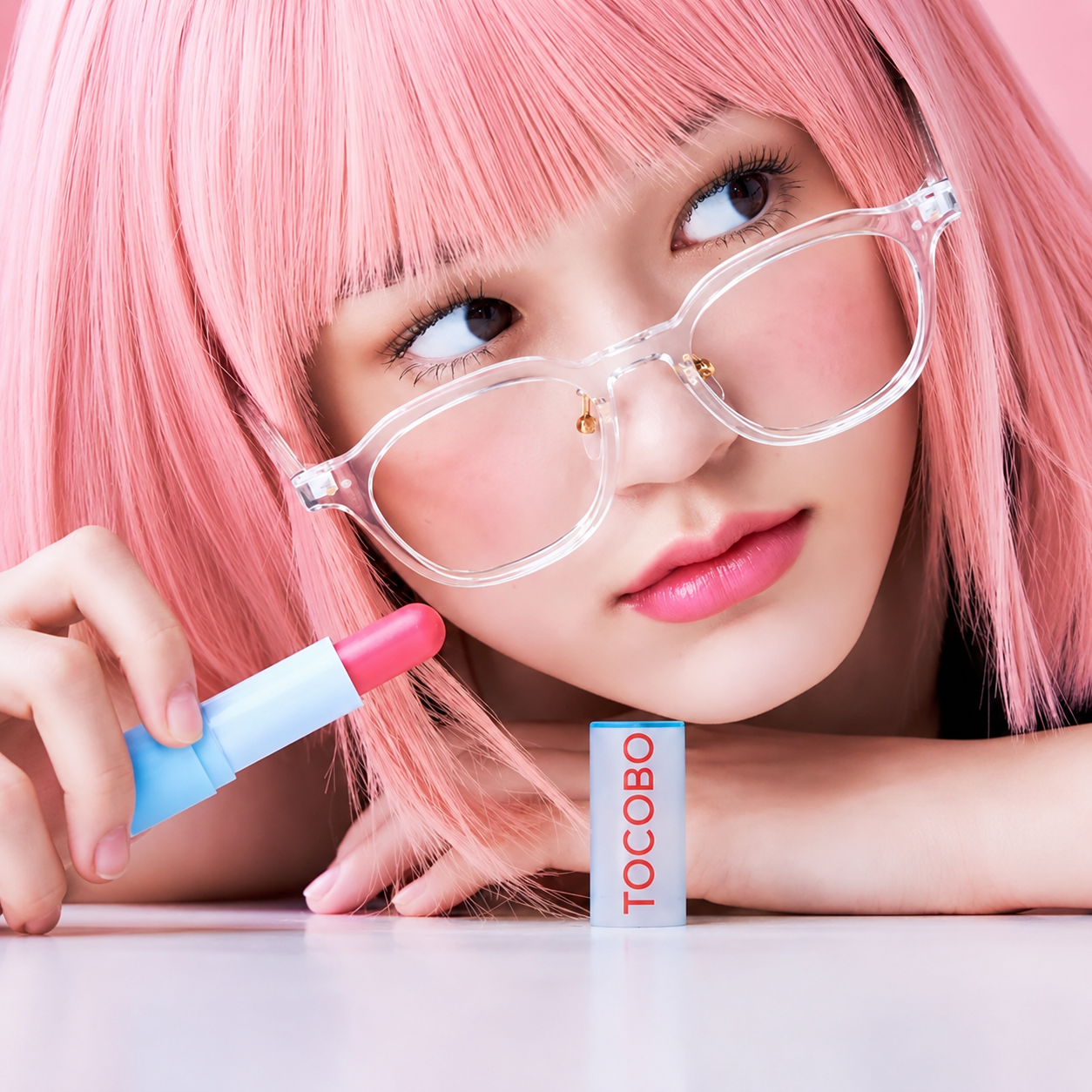 TOCOBO Glass Tinted Lip Balm Better Pink | Bálsamo Labial con Color, Brillo e Hidratación 3.5 g