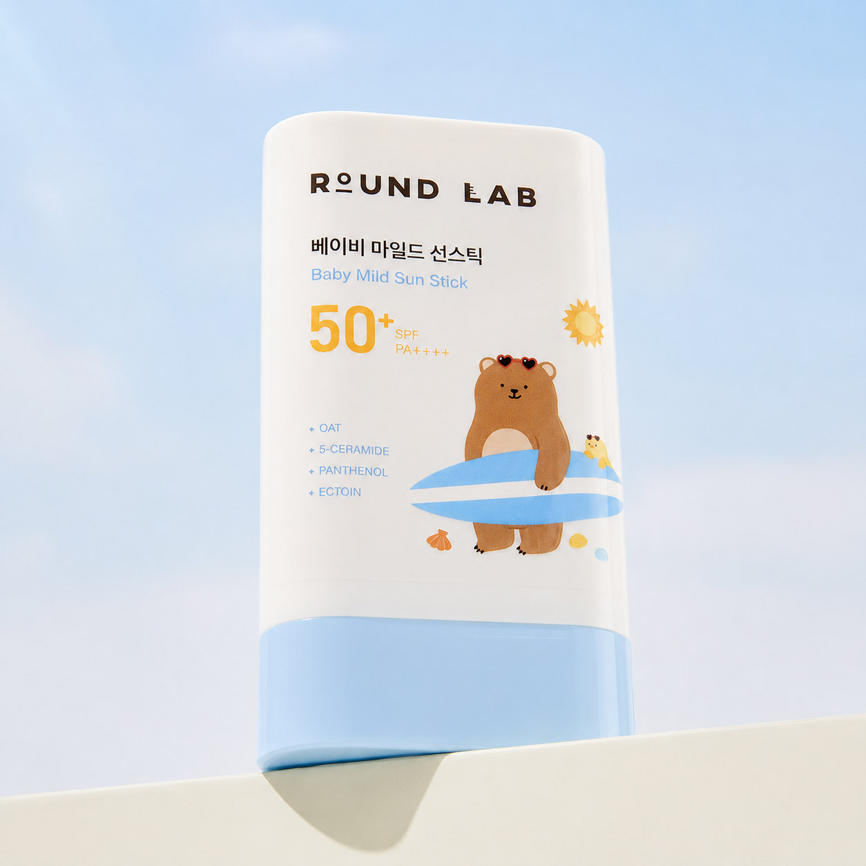 Round Lab - Baby Mild Sun Stick SPF50+ PA++++ | Protector Solar Mineral en Barra para Piel Sensible 21 g