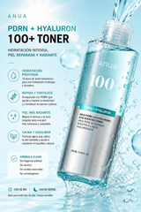Anua - PDRN 100 Hyaluronic Acid Booster Toner – Tónico Hidratante con PDRN y Ácido Hialurónico 250 ml
