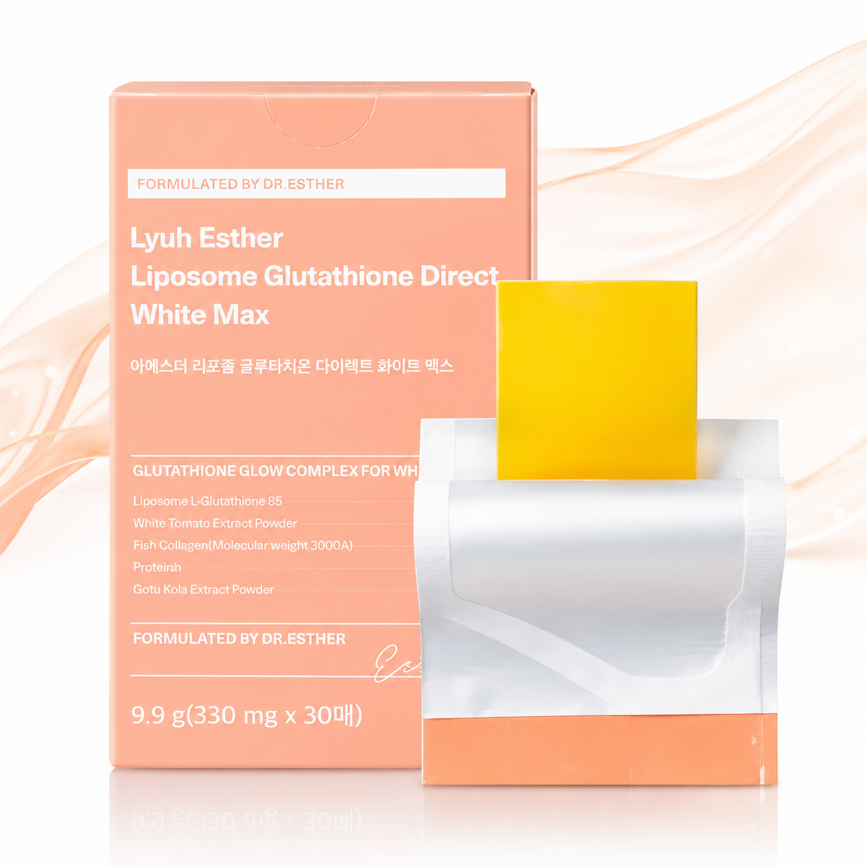 Esther Formula - Lyuh Esther Liposome Glutathione Direct White Max – Suplemento con Glutatión 30 sobres