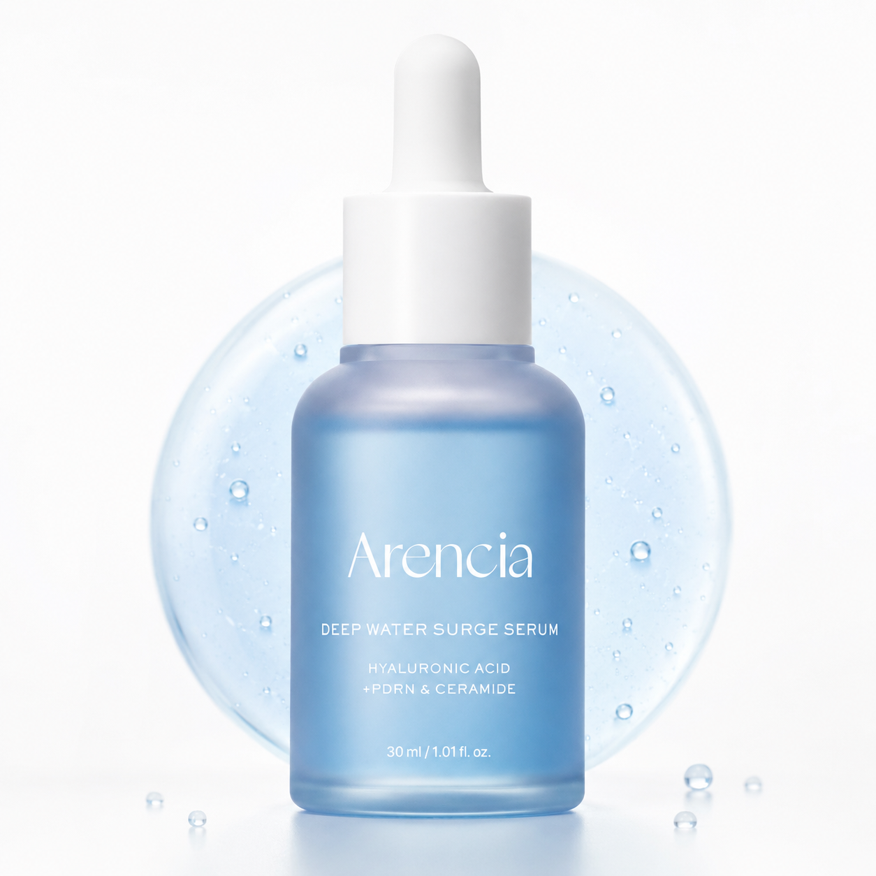 Arencia - Deep Water Surge Serum | Sérum Hidratante con Ácido Hialurónico, PDRN y Ceramida 30 ml