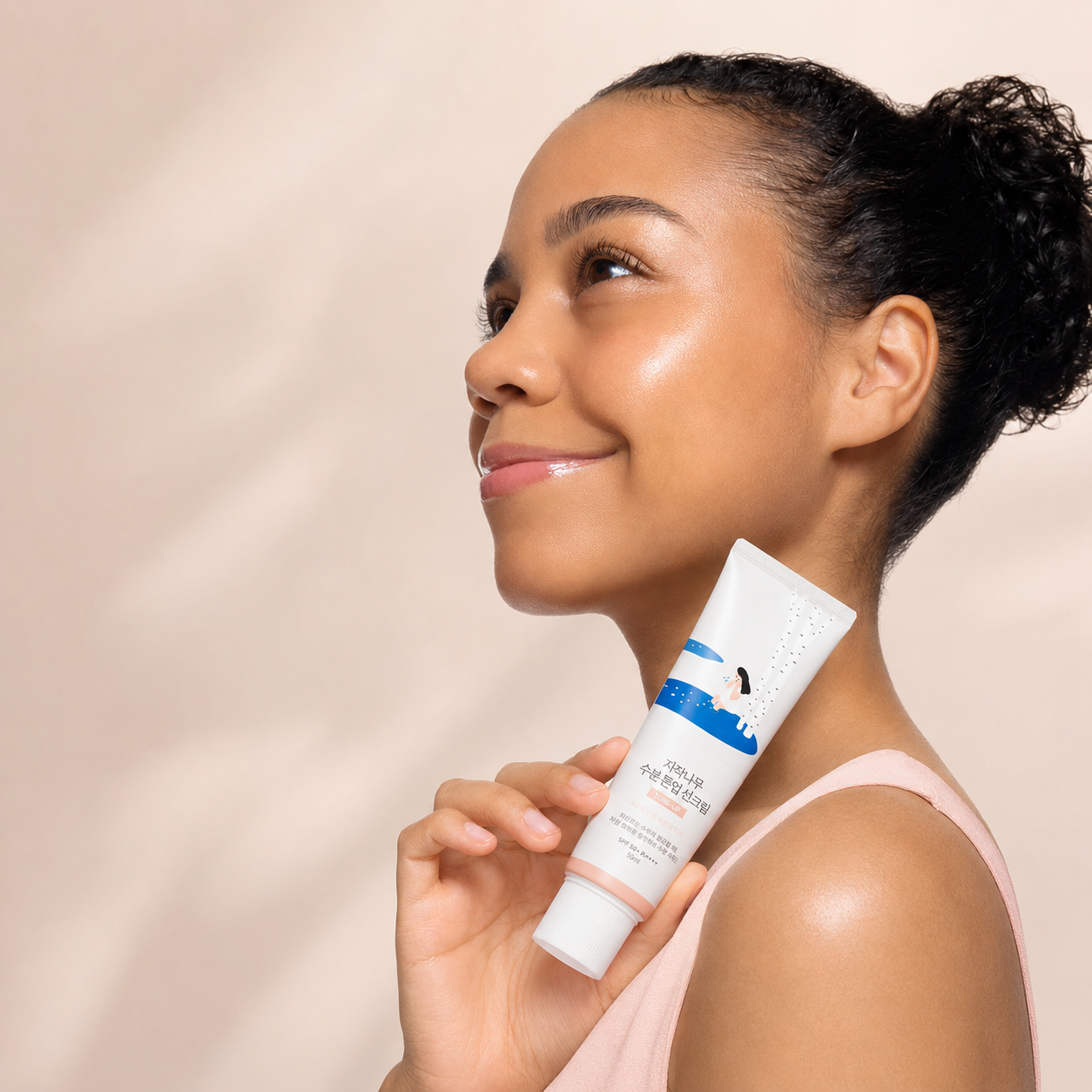 Round Lab - Birch Juice Moisturizing Tone-Up Sun Cream | Protector Solar Hidratante con Efecto Tone-Up SPF50+ PA++++ 50 ml
