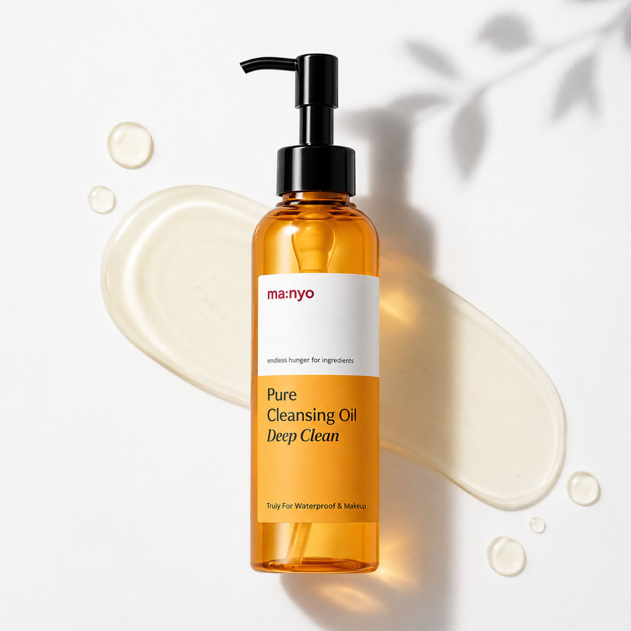 MA:NYO - Pure Cleansing Oil Deep Clean | Aceite Limpiador Profundo para Maquillaje, Protector Solar y Poros 200 ml
