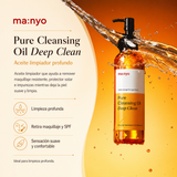 MA:NYO - Pure Cleansing Oil Deep Clean | Aceite Limpiador Profundo para Maquillaje, Protector Solar y Poros 200 ml