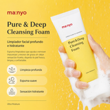 MA:NYO - Pure &amp; Deep Cleansing Foam | Limpiador Facial en Espuma Profunda e Hidratante 100 ml