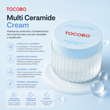 TOCOBO - Multi Ceramide Cream | 50ml | Humectante con multi-ceramidas y ácido hialurónico