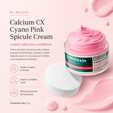 Dr. Melaxin - Calcium Cyano Pink Spicule Cream – Crema Reafirmante con Espículas, Vitamina B12 y REBORNIC 50 ml