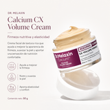 Dr. Melaxin - Calcium CX Calcium Volume Cream – Crema Reafirmante con REBORNIC, Calcio y Elastina 50 g