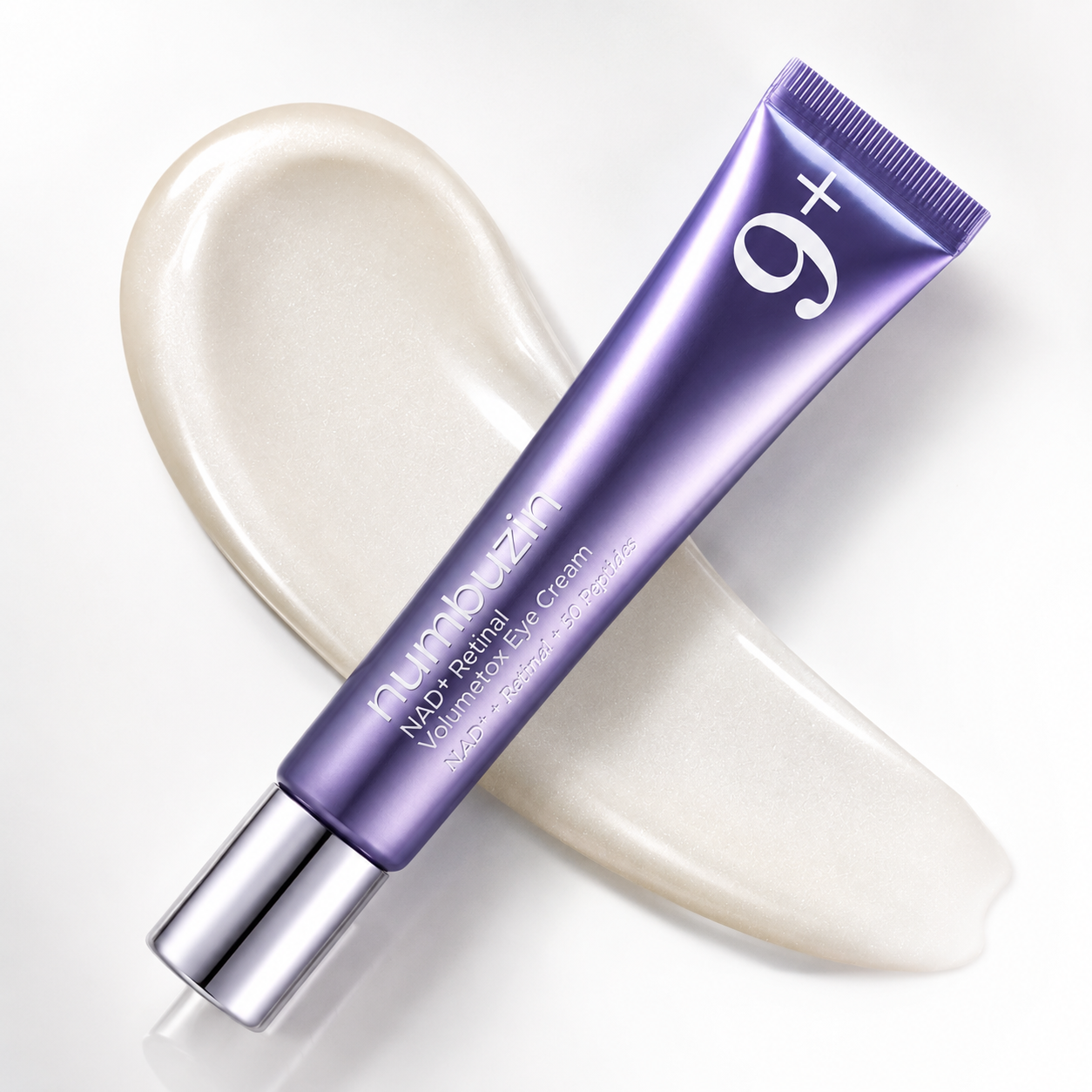 Numbuzin - No.9 NAD+ Retinal Volumetox Eye Cream – Crema Reafirmante para Ojos con NAD+, Retinal y 50 Péptidos 20 ml