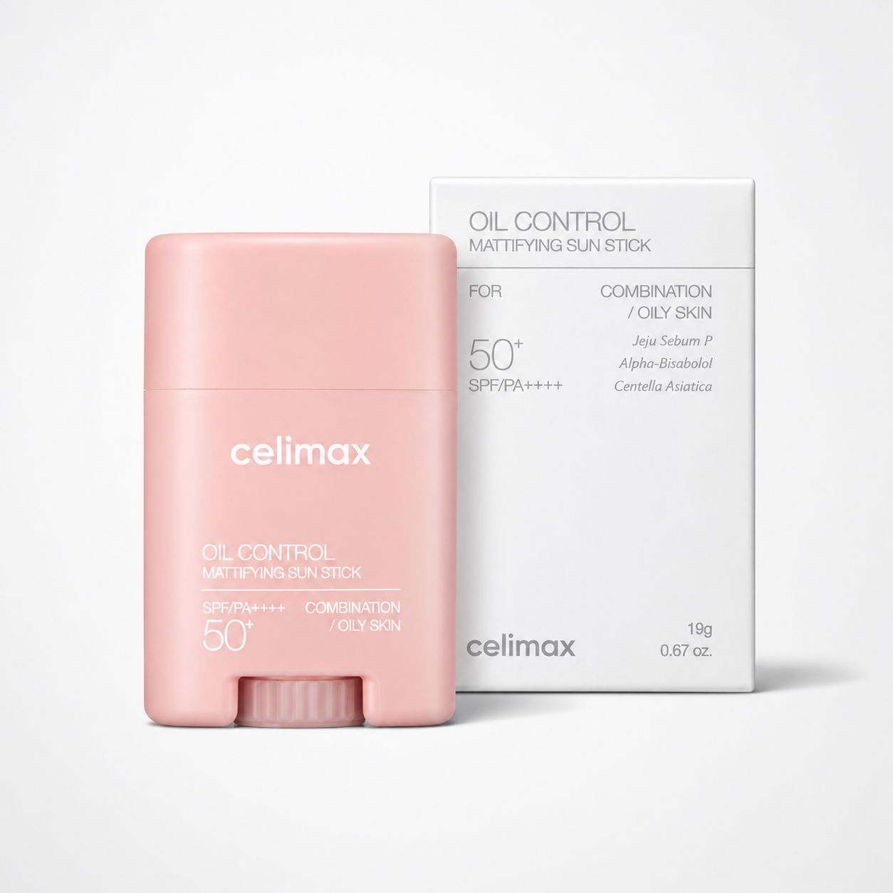 CELIMAX – Oil Control Mattifying Sun Stick SPF50+ PA++++ – Protector Solar Mate en Barra