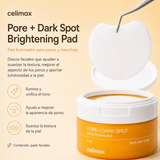 CELIMAX – Pore + Dark Spot Brightening Pad 40 pcs – Pads Antimanchas Iluminadores